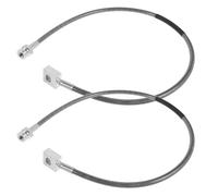 SOESFOUFU Juego de 2 latiguillos de freno extendidos de acero inoxidable compatibles con 1987-2006, manguera de freno trenzada de alta resistencia de repuesto para coche o camión