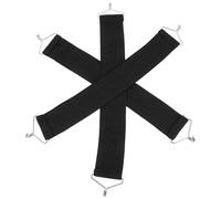 SOESFOUFU Juego de 3 Correas Reforzadas para Sillones Reclinables de Jardín, Correas Elásticas Ganchos de Metal, Negro, 41-53 CM, Herramienta para Reparación de Sillas Plegables