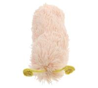 SOESFOUFU Juguete para Gatos de Oruga con Hierba Gatera, Juguete de Oruga de Felpa Beige, para Gatos de Interior, Peluche Suave para Gatitos