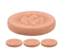 SOESFOUFU Láminas Humidificadoras de Arcilla para Cigarros, Discos Redondos de 3.7 Cm, Juego de 4 Piezas, Control de Humedad para Humidores, Accesorios y Conservación Óptima en Hogar