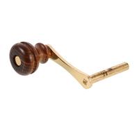 SOESFOUFU Llave de Cuerda para Reloj Vintage Dorado de Madera y Metal, Herramienta Fácil de Instalar para Reparación de Relojes de Péndulo Antiguos en Hogares y Oficinas