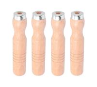 SOESFOUFU Mangos de Lima de Madera de Haya Roja Nº 5 Paquete de 4 Piezas para Herramientas Manuales Compatible Limas de 10-16 Pulgadas Mango Ergonómico Resistente Accesorios para