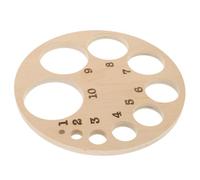 SOESFOUFU Modelo Didáctico de Dilatación Cervical Rueda de Madera para Entrenamiento en Labor de Parto y Educación Médica