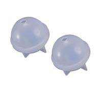 SOESFOUFU Molde de Bola de Silicona Flexible para Hornear y Decorar Pasteles, 2 Piezas Seguras para Chocolate y Repostería Creativa