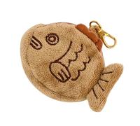 SOESFOUFU Monedero Pequeño de Peluche Forma de Pez Japonés, Portátil Cierre de Contacto, Adecuado para Tarjetas y Llaves en Viajes o Escuela