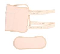 SOESFOUFU Paquete de Aceite de Ricino Cuello y Cintura, Tejido de Fibra Química, Superficie y Fácil de Llevar, Envoltura Reutilizable para Cuidado Corporal