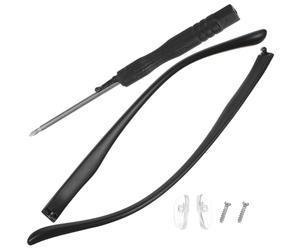 SOESFOUFU Patillas de Repuesto para Gafas de Sol Negras, Modelo 8 Tipo Unidas, Soporte de Brazo para Anteojos, Accesorios de Reparación Duraderos para Reemplazo de Patas de Gafas de Pasta,