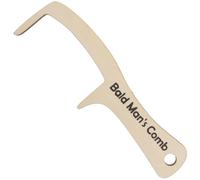 SOESFOUFU Peine de Madera para Hombre Calvo Dientes Anchos Que Alivia la Fatiga Cabeza, Accesorio Divertido de Comedia y Disfraces de Payaso