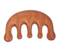 SOESFOUFU Peine De Masaje Manual De Dientes Anchos 1 Unidad Sándalo Natural Para Estimulacion Del Cuero Cabelludo Efecto Relajante y Mejora Circulación Sanguínea Uso Personal Diario