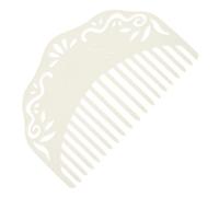 SOESFOUFU Peine Lateral Decorativo Blanco de Resina Diseño Antiguo Chino para Peinar, Cómodo y Elegante, Accesorio Adecuado para Cabello de Mujer en Uso Diario