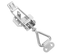 SOESFOUFU Pestillo de Puerta de Remolque de Alta Resistencia, Pestillo para Portón Trasero, Acero, Plata, para Puertas de Carga y Remolque, Fácil de Usar y Resistente al Desgaste