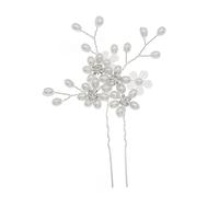 SOESFOUFU Pinza Para Cabello Perlas y Strass Accesorio Elegante Para Novia Horquilla Para Peinados De Boda Detalle De Moda Celebraciones y Uso Diario