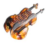 SOESFOUFU Pinza Pelo de Violonchelo de Acetato Antideslizante, Pequeña Garra para Cabello Parte Posterior, Accesorio Musical para Mujeres y Niñas, Adecuado para Fiestas y Uso Diario