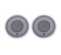 SOESFOUFU Posavasos LED para Coche Luces USB Recargables, Acrílico Resistente, Luz Colorida y Modos Múltiples, Alfombrilla Iluminada para Decoración Interior de Automóvil, Juego de 2