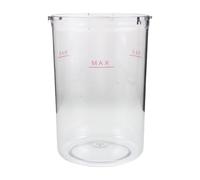 SOESFOUFU Recipiente de agua para facial - Vaso de agua de plástico transparente de 6,1 x 4,3 x 4,3 pulgadas - Repuesto de depósito para facial y accesorios para máquinas de pulverización de spa