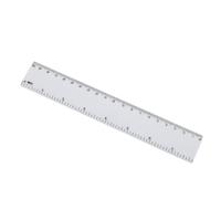 SOESFOUFU Regla de Plástico Rígida Herramienta de Dibujo Doble Escala 4 Piezas de 20cm para Medición Precisa Adecuado para Uso en Casa y Escuela