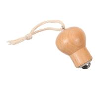 SOESFOUFU Rodillo de Masaje Facial de Madera para Mujeres Forma de Bulbo, Herramienta Fácil de Limpiar para Relajar la Piel del Rostro y Ojos en Cuidado Facial