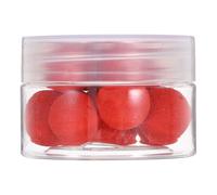 SOESFOUFU Señuelo y Gran Aroma de Pesca Olor a PVA Sabor Fresa, Bolas Flotantes Rojas de 14mm Ultra Ligero para Carpas para Pesca Efectiva