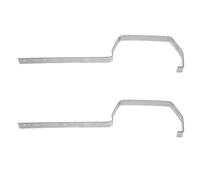 SOESFOUFU Soporte de Hierro para Canalones de Lluvia 200 Mm, 2 Piezas, Resistente y Ranurado para Fijación Segura en Techo, Accesorio Exterior para Canalón y Bajante, Suministro Duradero