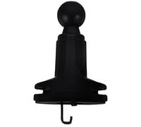 SOESFOUFU Soporte de Ventilación Forma de Caracol, Base de Soporte para Teléfono Móvil de Coche, Clip para Rejilla de Ventilación, Abs y Acero Laminado en Frío, Negro, Giratorio, Resistente