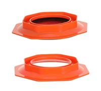 SOESFOUFU Soporte para Bolas de Bolos y Papel de Lija Manual de Plástico Naranja Estructura de Agarre Firme, Portátil y Ergonómico para Clubes de Bolos y Uso en Casa