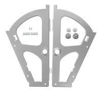 SOESFOUFU Soportes Abatibles para Zapatero de Casa, Accesorios Prácticos de Acero y Hierro, Diseño Simple y Estructura Fiable para Armario de Zapatos, 2 Piezas