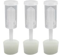 SOESFOUFU Tapones de Silicona y Válvulas Unidireccionales para Fermentación de Vino Blanco, Esclusas para Botellas y Tubos en Elaboración Casera