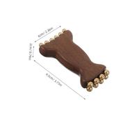 SOESFOUFU Wooden Facial Massager With Beads Manual Wood Therapy Tool For Face Sculpting Circulation Improvement And Relaxation Portable Face Massage Device For Women