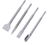 SoeUyd 4 Piezas Juego de Cinceles Sds Plus, Brocas Sds, Demolición Y Renovación, Adecuado para Concreto, Mampostería,Taladros Ligeros Y Martillos de Impacto