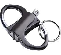 SoeUyd Encendedor Fósforos, Llavero Encendedors Fósforos, Llavero Fósforos Eternos, Fósforos Multifuncionales Portátiles Reutilizables, Encendedor Fósforos para Camping al Aire Libre, Sin Gas Butano