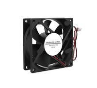SOEWGAIJI 1 Ventilador de refrigeración sin escobillas de 80mm, 8025, 80x80x25mm, 5V/12V/24V CC, Manga 8025 y Ventilador Axial con Doble rodamiento de Bolas, 1 ud.(Size:12V Hydraulic 2PIN_NO RGB)
