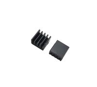 SOEWGAIJI 10 Uds 8,8 * 8,8 * 5mm radiador Enfriador de Ordenador de Aluminio for Almohadilla de refrigeración de Chip electrónico 9x9x5mm(Color:Black 10pcs)