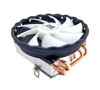 SOEWGAIJI 4 Heatpipe CPU Cooler RGB 120mm PWM 4 Pin PC Cooler Quiet LGA AM3-AM2-FM2-FM1 CPU Cooling Fan(Color:No Light 4 Pin PWM)