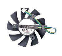 SOEWGAIJI Diámetro 75 mm, Paso 40 mm DC12V 0.35A Ventilador de enfriamiento de Tarjeta gráfica con Doble rodamiento de Bolas de 4 Cables y 4 Pines (Color : 2 Lines 2pin)