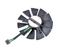 SOEWGAIJI FD7010H12S DC12V 0.35A 75 mm de diámetro, Paso de 40 mm, 4 Pines, Ventilador de refrigeración for Tarjeta gráfica