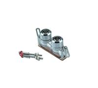 SOEWGAIJI Fuente de alimentación de Bloque de Agua de Cobre Multiusos de 60mm, Placa Base/VGA/Fuente de alimentación de computadora.MS-6KJ (Size : with Fittings)