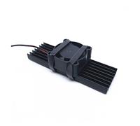 SOEWGAIJI Radiador de Disco Duro M.2 con Ventilador de refrigeración, Almohadilla térmica, 70x22x6MM, Aletas de Aluminio for Disco Duro de Ordenador portátil 512(Color:Sliver with Fan 12v)