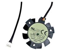 SOEWGAIJI T124010SH Diámetro 37MM Paso del Orificio 26MM 3Pin 12V 0.14A Ventilador de refrigeración Adecuado for el enrutador de la Placa Base Z490 Computadora Industrial