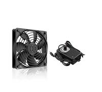 SOEWGAIJI Ventilador de refrigeración de 120mm, 3000RPM, con Controlador, 12cm, 12V, 220V, chasis de máquina, gabinete, radiador, Servidor(Color:1 Fan Dual Ball)