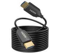 SOEYBAE Cable HDMI de Fibra Óptica 50M HDMI 2.0 4k@60Hz HDR 4:4:4, Ultra HD de Alta Velocidad 18Gbps, 3D, ARC, HDCP 2.2