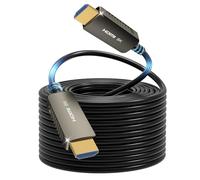 SOEYBAE Cable HDMI Fibra Óptica 100M ，Cable HDMI 2.1 Ultra HD 8K Cable de Fibra HDMI 48Gbps de Alta Velocidad Soporte 8K@60Hz 4K@120Hz 3D DHR eARC