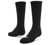 Sof Sole - Medias de fútbol hasta la rodilla de rendimiento atlético para hombres y jóvenes, paquete de 2 unidades - 110, Hombre Medium 5-9.5 US, Negro
