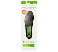 Sof Sole Plantillas Ortopédicas Mujer - Apoyo Fascia Plantar, Plantillas resistentes duraderas reforzadas Nylon, para cualquier Calzado, EU 36,5-43, Verde/Negro