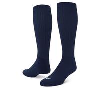 Sof Sole Soccer Over-the-Calf Team Athletic Performance Socks (2 Pair), Large, Navy Blue