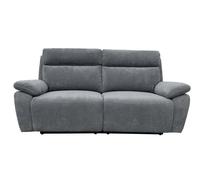 Sofá 3 plazas 2 asientos relax manual grant color gris 101 cm