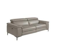 Sofá 3 plazas piel vacuno mecanismos relax modelo 6122 angel cerdá