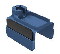 Sofa Arm Tray - Anti-Slip Silicone Couch Cup Holder, Flexible Armrest Tray For Coffee Snacks Remote, Spill-Proof Drink Organizer For Sofa Recliner, For Home Living Room Bedroom Theater