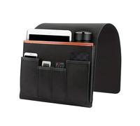 Sofa Armrest Organizer - Non-Slip Bedside Storage Bag, Multifunctional Couch Armrest Organizer | Felt 5-Pocket Storage for Remote Controls, Phones, Books | Home, Studio, Dorm, Recliner Use