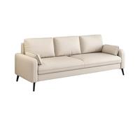 Sofá biplaza de tecnología moderna de 2 plazas, sillón pequeño para dormitorio, salón, oficina, jardín, patio, J doble