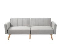 Sofá Cama 2 en 1, Respaldo Plegable de 3 Vías, Patas de Madera de Caucho Ecológicas, con Función Camas, para Apartamentos Pequeños y Dormitorios